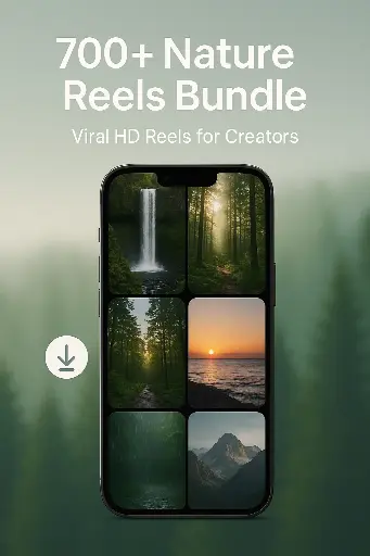 700+ Viral Nature Reels Bundle – HD Reels for Instagram, YouTube & TikTok Growth